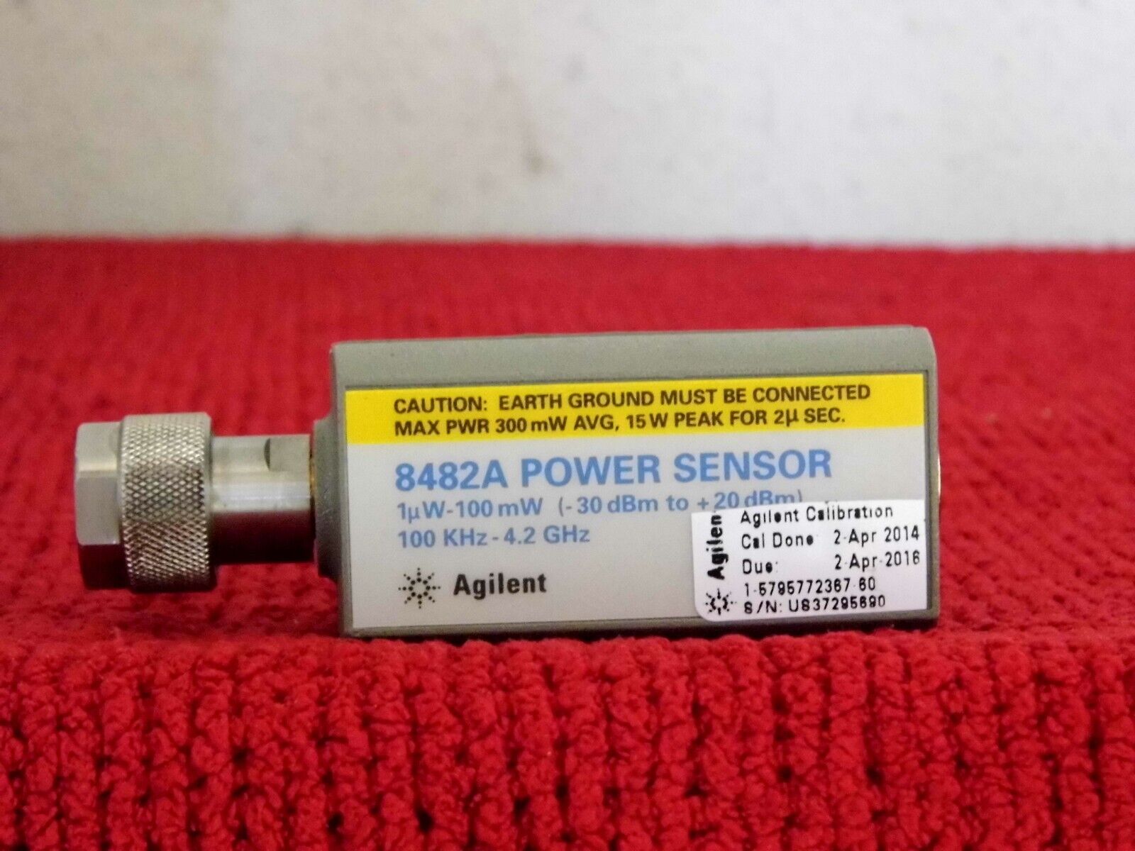 Agilent / HP 8482A RF Power Sensor 100khz-4.2GHz -30 to +20dbm Agilent / HP 8482A RF Power Sensor 100khz-4.2GHz -30 to +20dbm